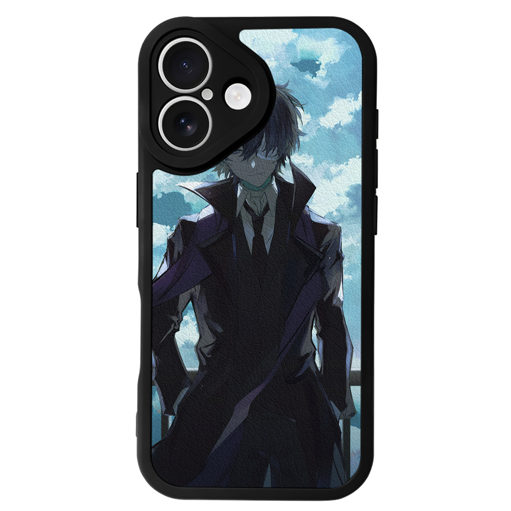 （画像用） 文豪ストレイドッグス Bungo Stray Dogs 【iPhone 16シリーズ対応】シリコンスマホケース（レザー調） 材質：シリコン